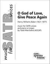 O God of Love, Give Peace Again SATB choral sheet music cover